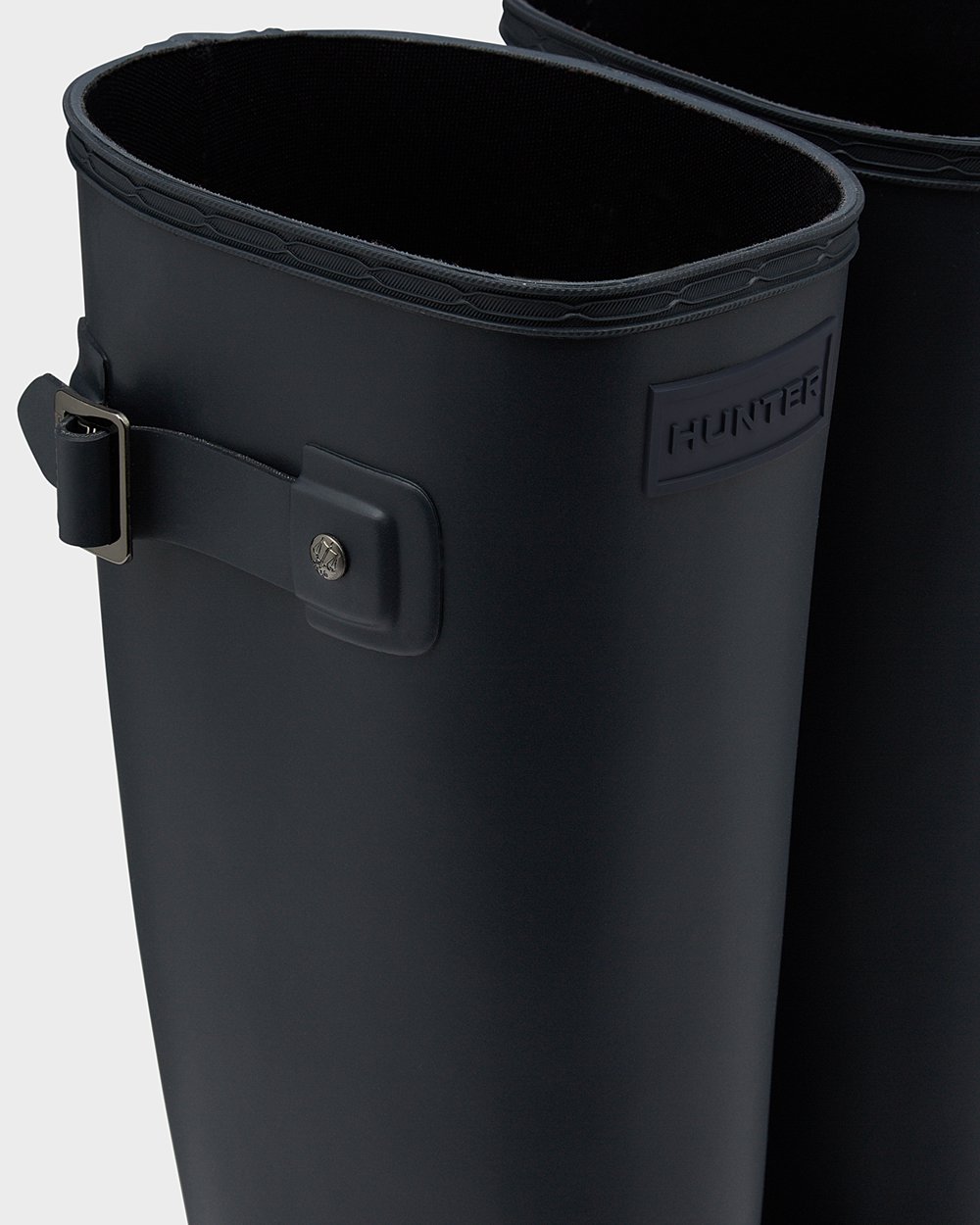 Hunter Refined Slim Fit Tall Rain Boots - On Sale Womens Navy - YJKORS807